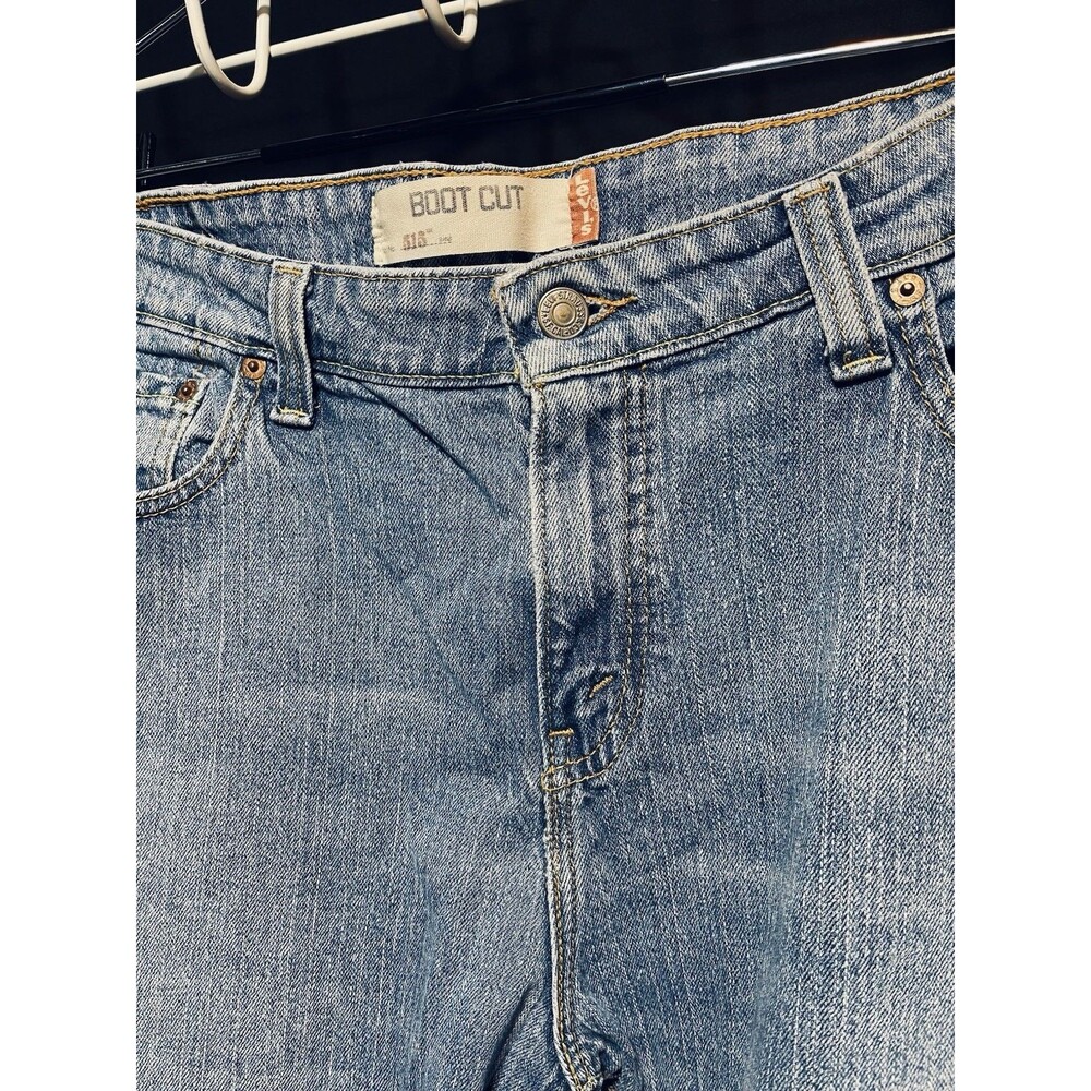 levi's 515 womens boot| cut denim jeans stone Wash Size 18 Medium Y2K - Picture 2 of 10